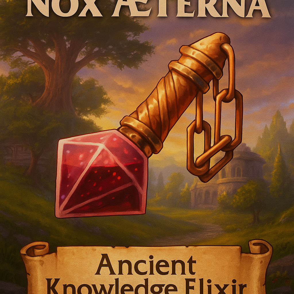✨🍷 Nouvel Objet : Élixir du Savoir Ancien 🍷✨